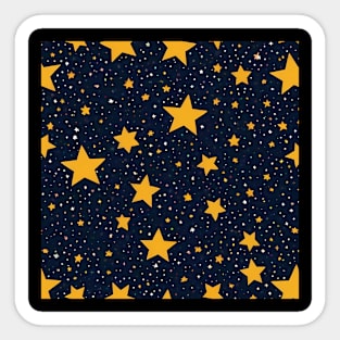 A starry sky pattern Sticker